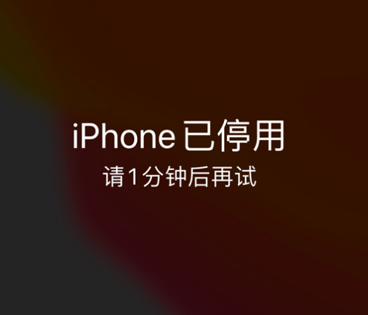 新吴苹果手机维修分享:iPhone 显示“不可用”或“已停用”怎么办？还能保留数据吗？ 