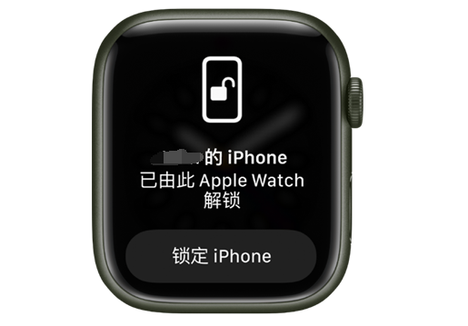 新吴苹果手机维修分享用 AppleWatch 解锁配备面容 ID 的 iPhone方法 