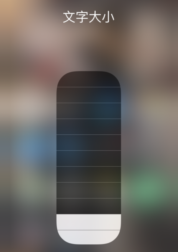 新吴苹果手机维修分享小技巧：在 iPhone 控制中心快速调节字体大小 